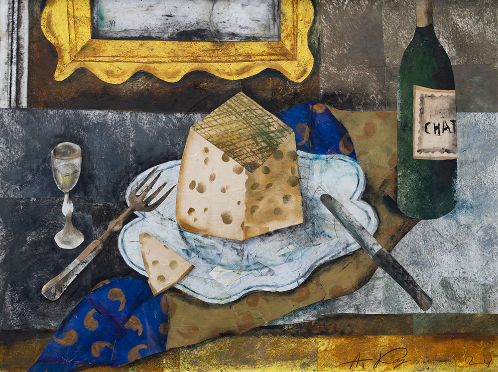 Still life with cheese