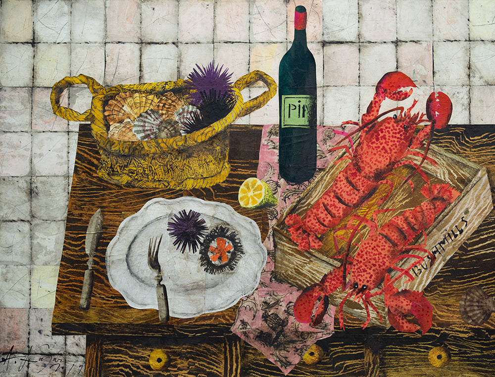 Lobsters, sea urchins and scallops