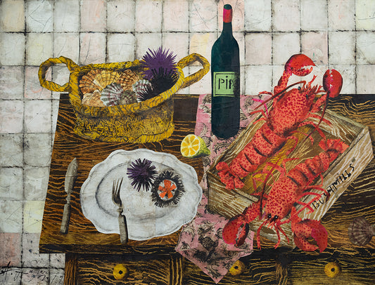 Lobsters, sea urchins and scallops